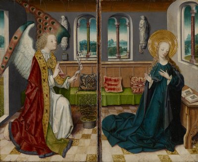 De Aankondiging, 1490 door German School